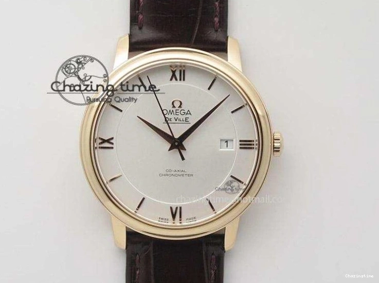 0325 ZipUp De Ville Date SS MKF 1:1 Best Edition White Dial Roman Marker on Black Leather Strap A 7741